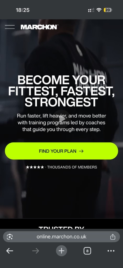 MARCHON mobile website by PEAK HQ